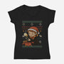 A Shiny Gift-Womens-V-Neck-Tee-fanfabio
