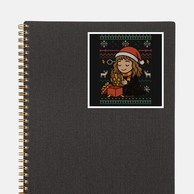 A Smart Gift-None-Glossy-Sticker-fanfabio