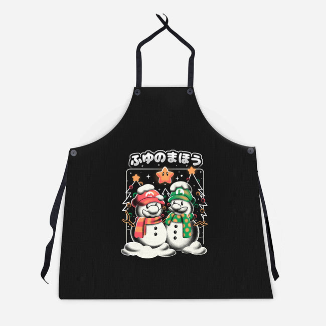 Winter Magic-Unisex-Kitchen-Apron-estudiofitas