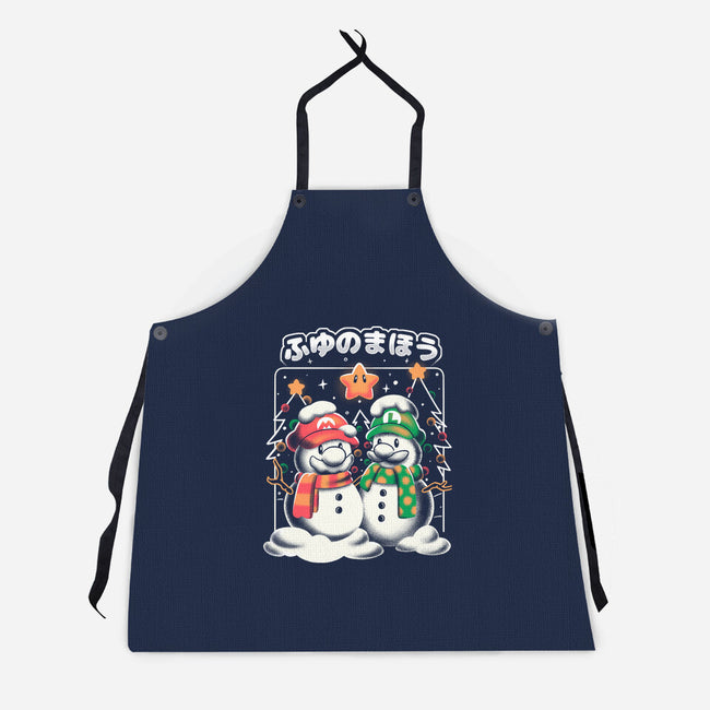 Winter Magic-Unisex-Kitchen-Apron-estudiofitas