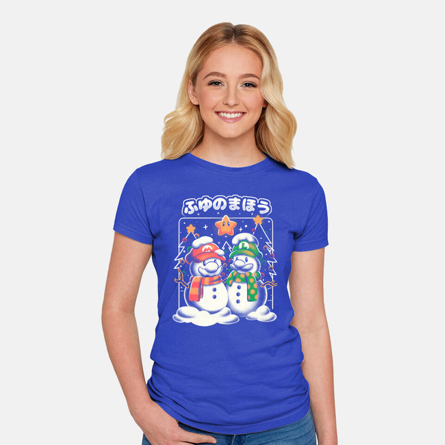Winter Magic-Womens-Fitted-Tee-estudiofitas