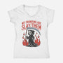 My Pronouns Are Slay Them-Womens-V-Neck-Tee-RoboMega