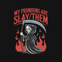My Pronouns Are Slay Them-Womens-V-Neck-Tee-RoboMega