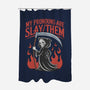 My Pronouns Are Slay Them-None-Polyester-Shower Curtain-RoboMega