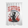 My Pronouns Are Slay Them-None-Polyester-Shower Curtain-RoboMega