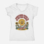 Everything Seems To Be Getting Worse-Womens-V-Neck-Tee-RoboMega