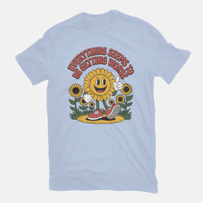 Everything Seems To Be Getting Worse-Womens-Fitted-Tee-RoboMega