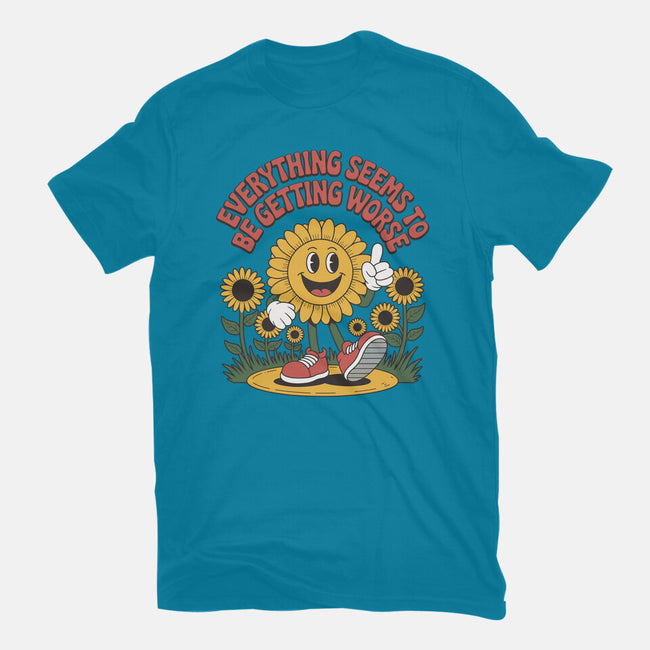 Everything Seems To Be Getting Worse-Womens-Fitted-Tee-RoboMega