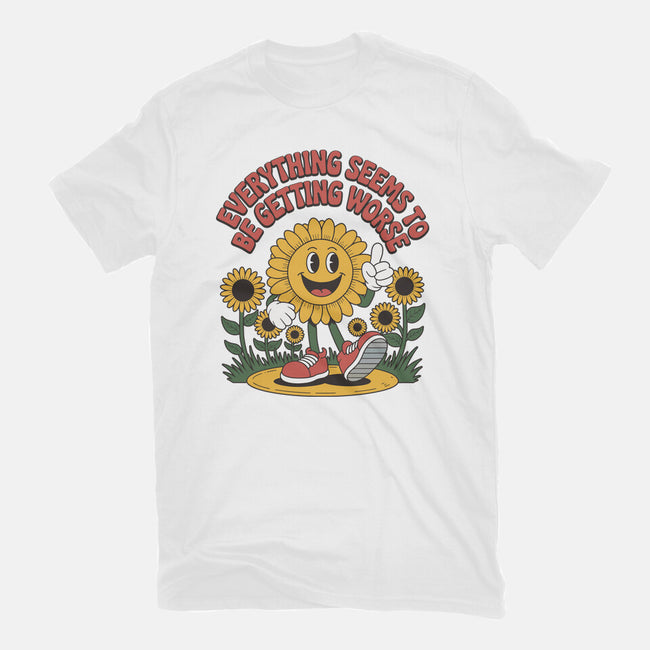 Everything Seems To Be Getting Worse-Womens-Fitted-Tee-RoboMega