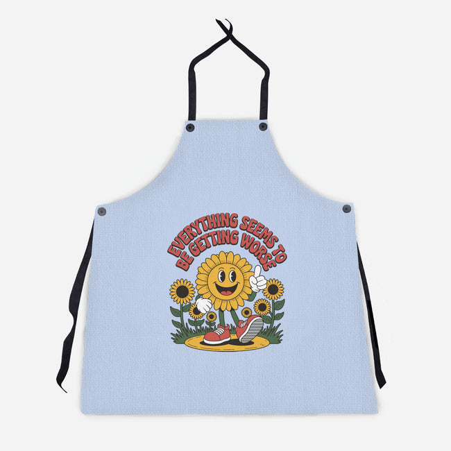 Everything Seems To Be Getting Worse-Unisex-Kitchen-Apron-RoboMega