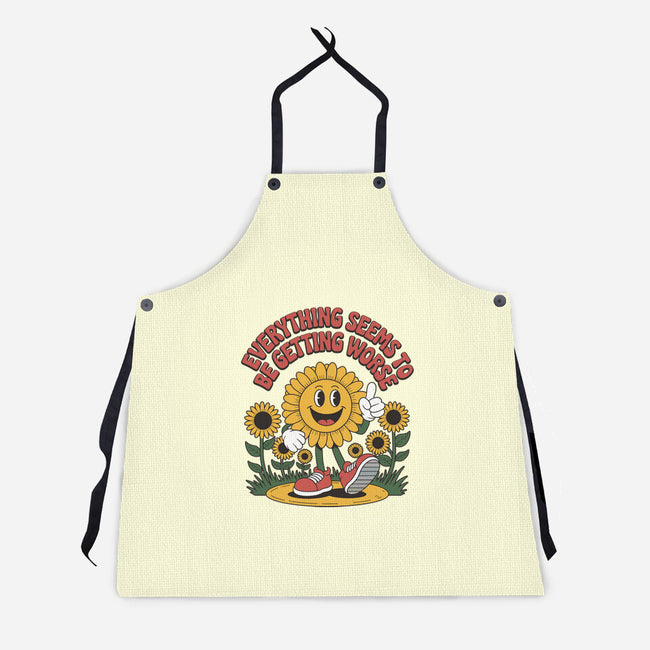 Everything Seems To Be Getting Worse-Unisex-Kitchen-Apron-RoboMega