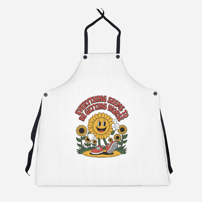 Everything Seems To Be Getting Worse-Unisex-Kitchen-Apron-RoboMega
