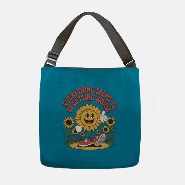 Everything Seems To Be Getting Worse-None-Adjustable Tote-Bag-RoboMega