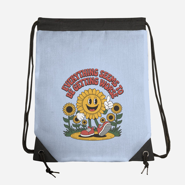 Everything Seems To Be Getting Worse-None-Drawstring-Bag-RoboMega