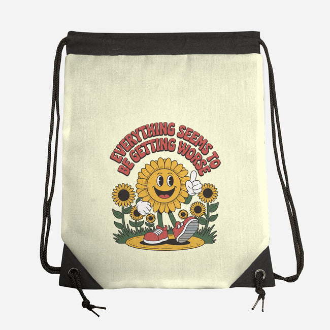 Everything Seems To Be Getting Worse-None-Drawstring-Bag-RoboMega