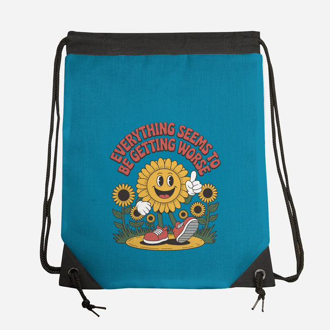 Everything Seems To Be Getting Worse-None-Drawstring-Bag-RoboMega