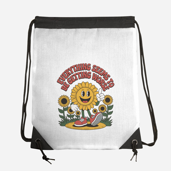 Everything Seems To Be Getting Worse-None-Drawstring-Bag-RoboMega