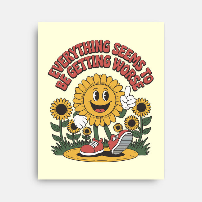 Everything Seems To Be Getting Worse-None-Stretched-Canvas-RoboMega