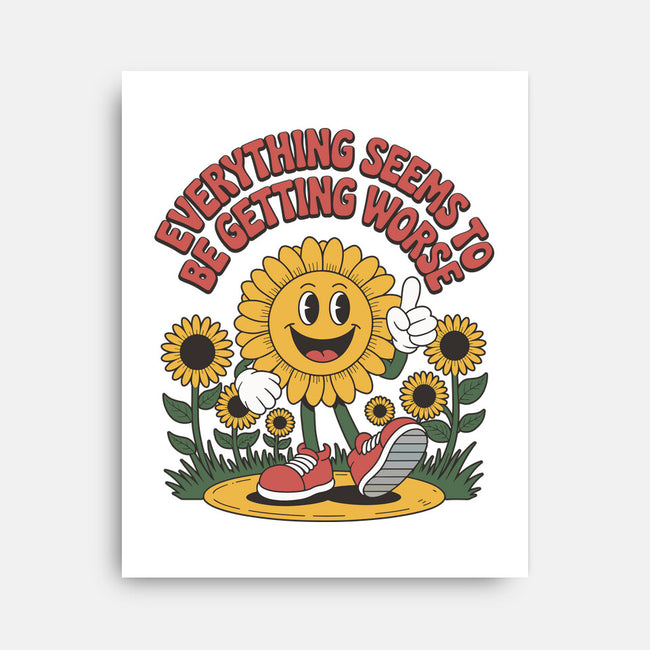 Everything Seems To Be Getting Worse-None-Stretched-Canvas-RoboMega