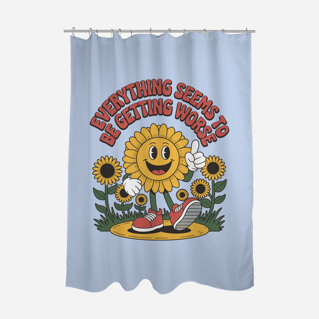 Everything Seems To Be Getting Worse-None-Polyester-Shower Curtain-RoboMega
