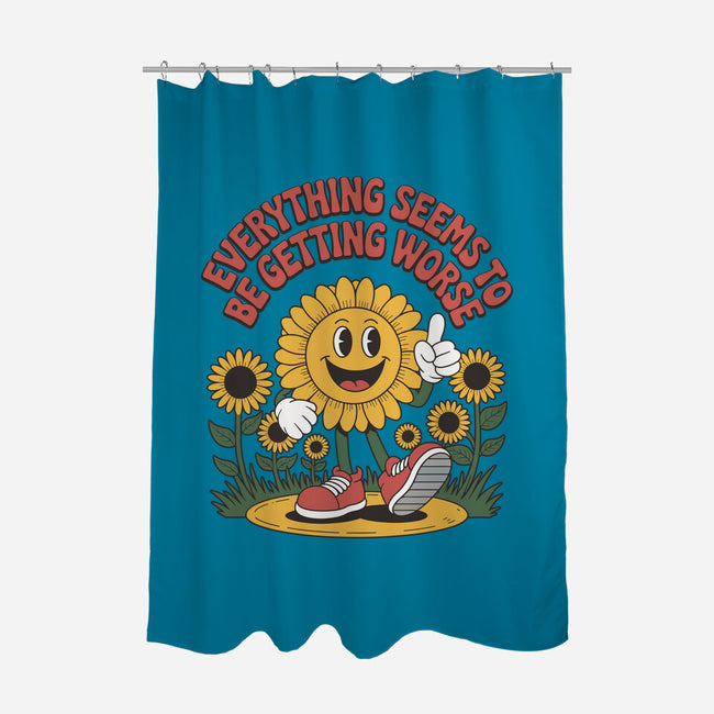 Everything Seems To Be Getting Worse-None-Polyester-Shower Curtain-RoboMega