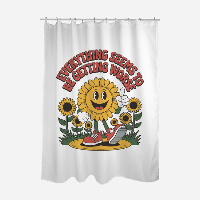 Everything Seems To Be Getting Worse-None-Polyester-Shower Curtain-RoboMega