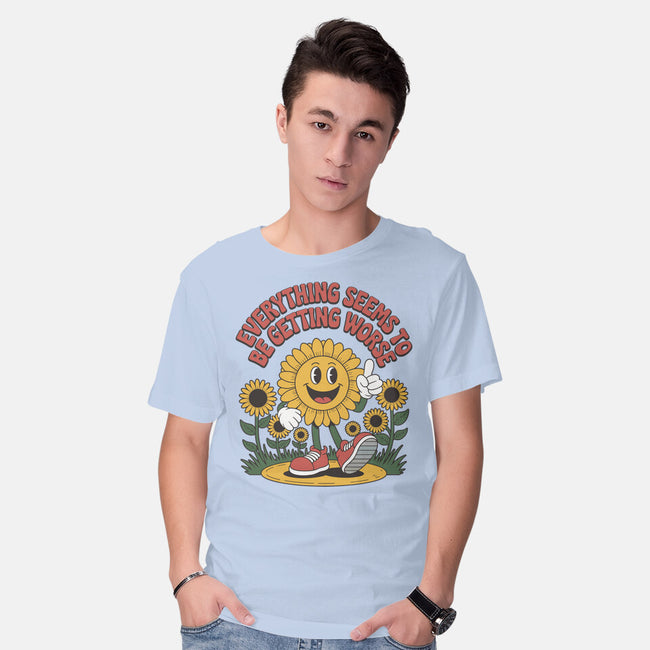 Everything Seems To Be Getting Worse-Mens-Basic-Tee-RoboMega