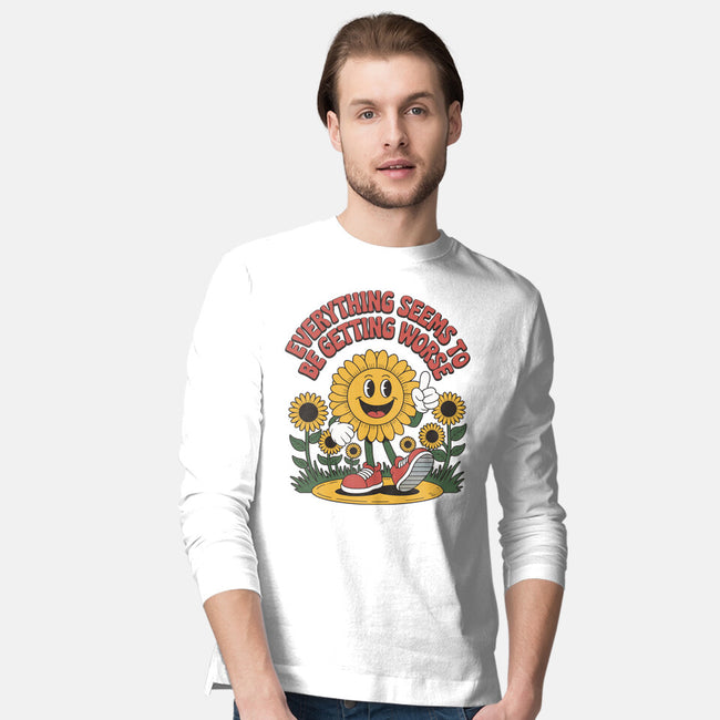 Everything Seems To Be Getting Worse-Mens-Long Sleeved-Tee-RoboMega