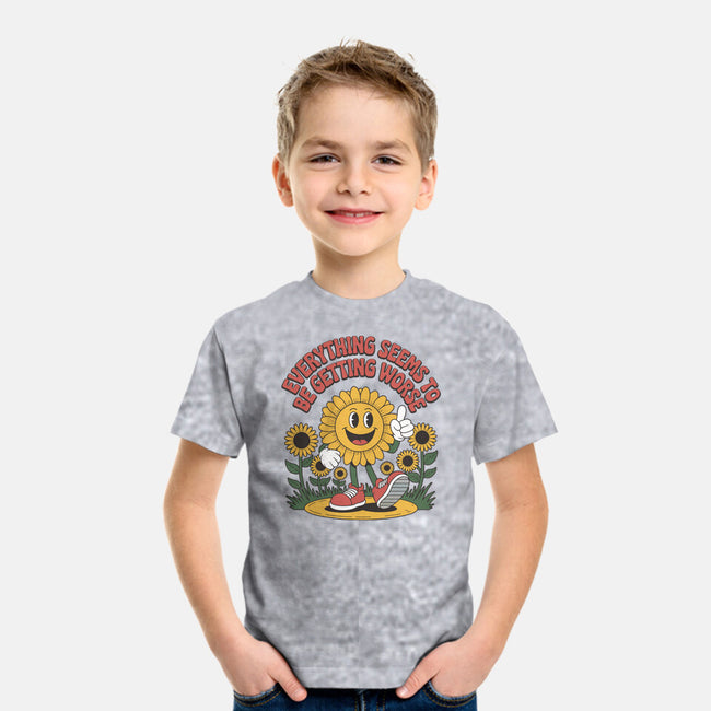 Everything Seems To Be Getting Worse-Youth-Basic-Tee-RoboMega