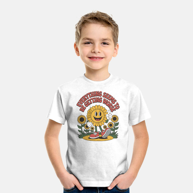 Everything Seems To Be Getting Worse-Youth-Basic-Tee-RoboMega