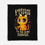 Everyday I Listen To The Same Songs-None-Fleece-Blanket-koalastudio