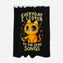 Everyday I Listen To The Same Songs-None-Polyester-Shower Curtain-koalastudio