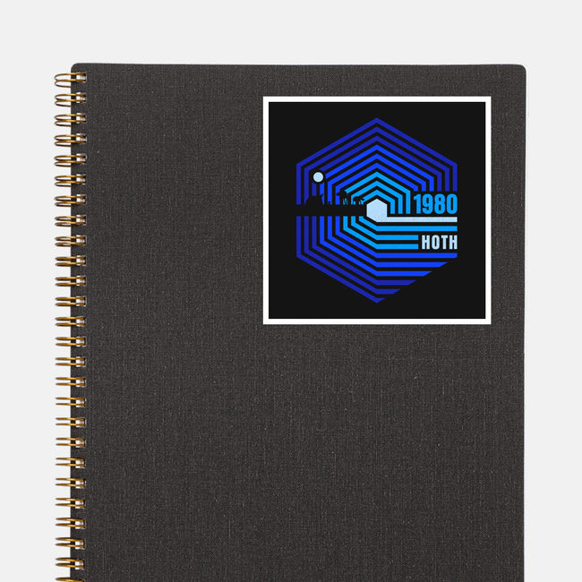 Retro Hoth-None-Glossy-Sticker-rocketman_art