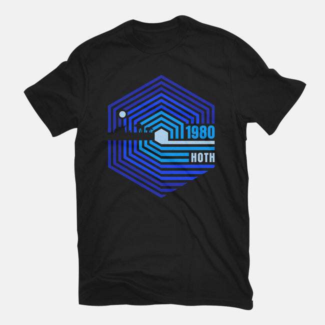 Retro Hoth-Womens-Fitted-Tee-rocketman_art