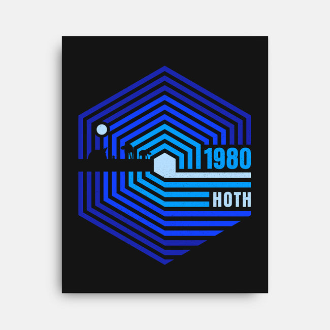 Retro Hoth-None-Stretched-Canvas-rocketman_art