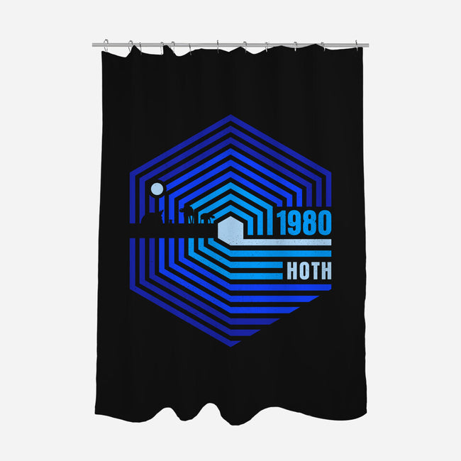 Retro Hoth-None-Polyester-Shower Curtain-rocketman_art