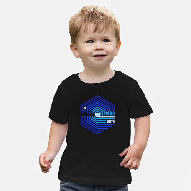 Retro Hoth-Baby-Basic-Tee-rocketman_art