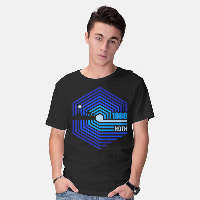 Retro Hoth-Mens-Basic-Tee-rocketman_art