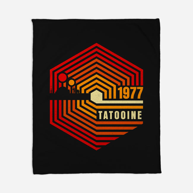 Retro Tatooine-None-Fleece-Blanket-rocketman_art