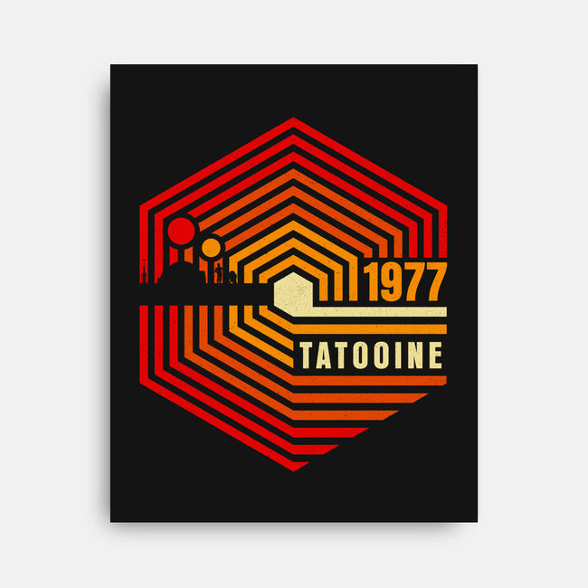 Retro Tatooine-None-Stretched-Canvas-rocketman_art