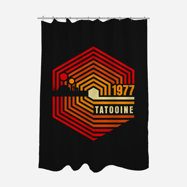 Retro Tatooine-None-Polyester-Shower Curtain-rocketman_art