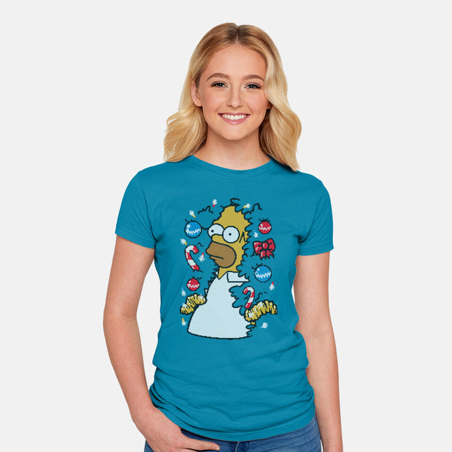 Christmas Hideout-Womens-Fitted-Tee-Tronyx79