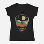 Live Long And Wonder-Womens-V-Neck-Tee-retrodivision