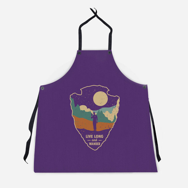 Live Long And Wonder-Unisex-Kitchen-Apron-retrodivision