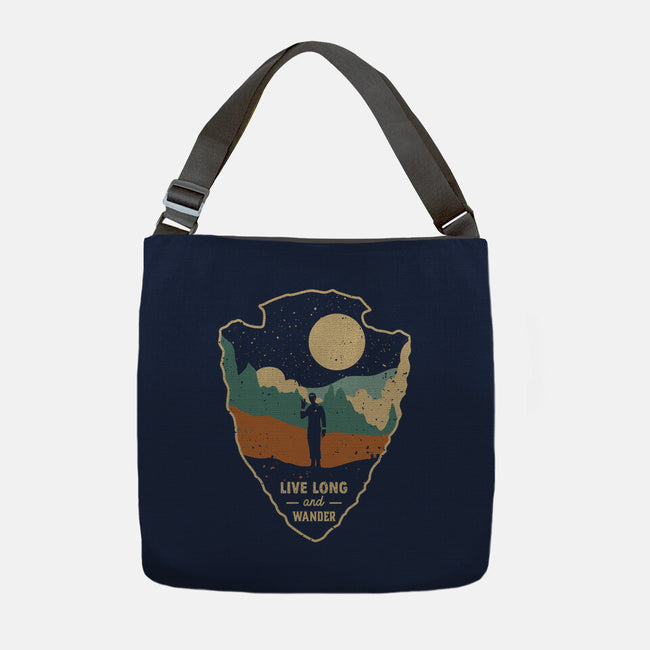 Live Long And Wonder-None-Adjustable Tote-Bag-retrodivision