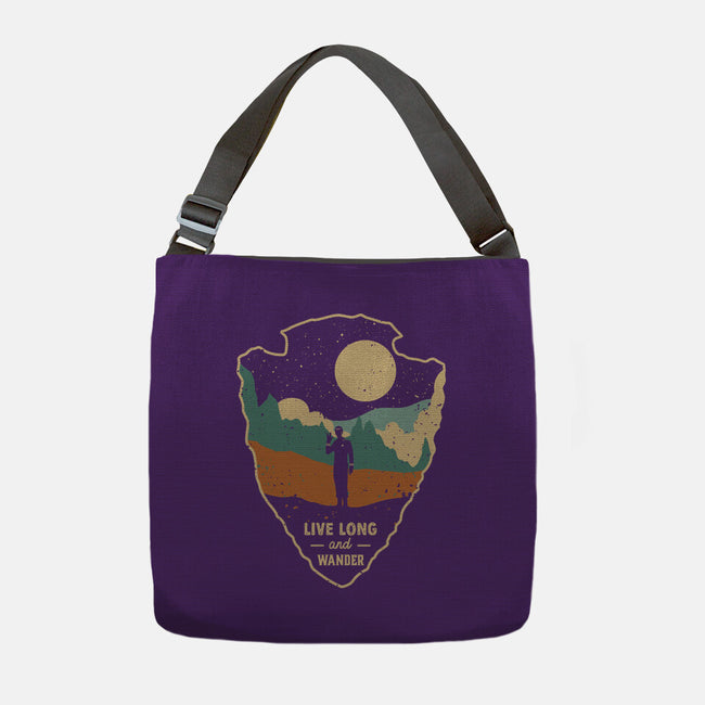 Live Long And Wonder-None-Adjustable Tote-Bag-retrodivision