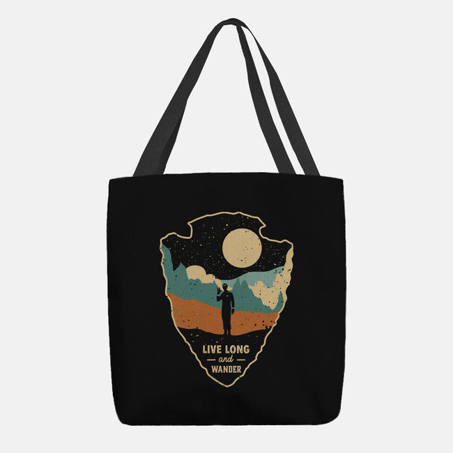 Live Long And Wonder-None-Basic Tote-Bag-retrodivision
