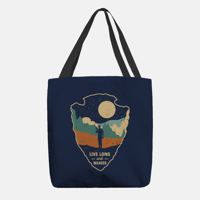 Live Long And Wonder-None-Basic Tote-Bag-retrodivision