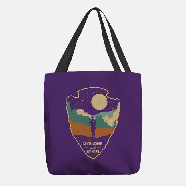 Live Long And Wonder-None-Basic Tote-Bag-retrodivision
