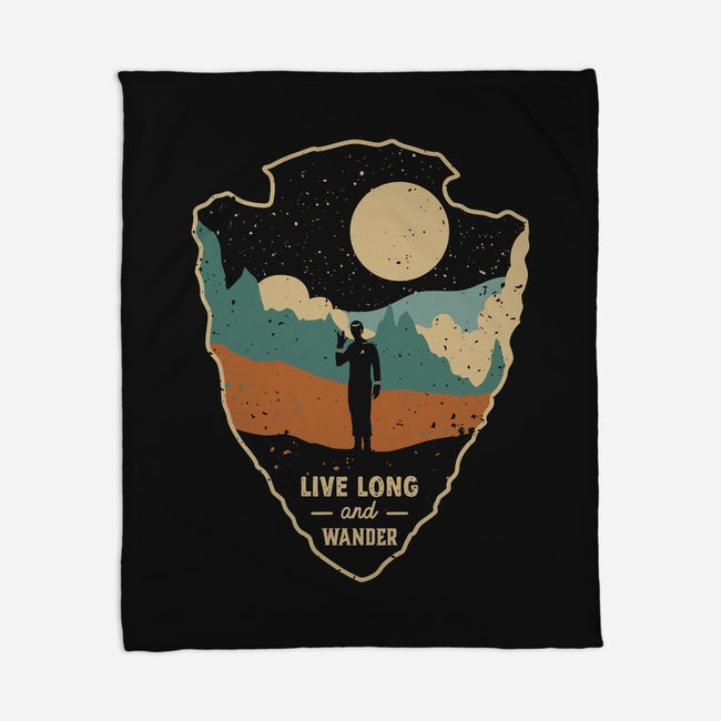 Live Long And Wonder-None-Fleece-Blanket-retrodivision